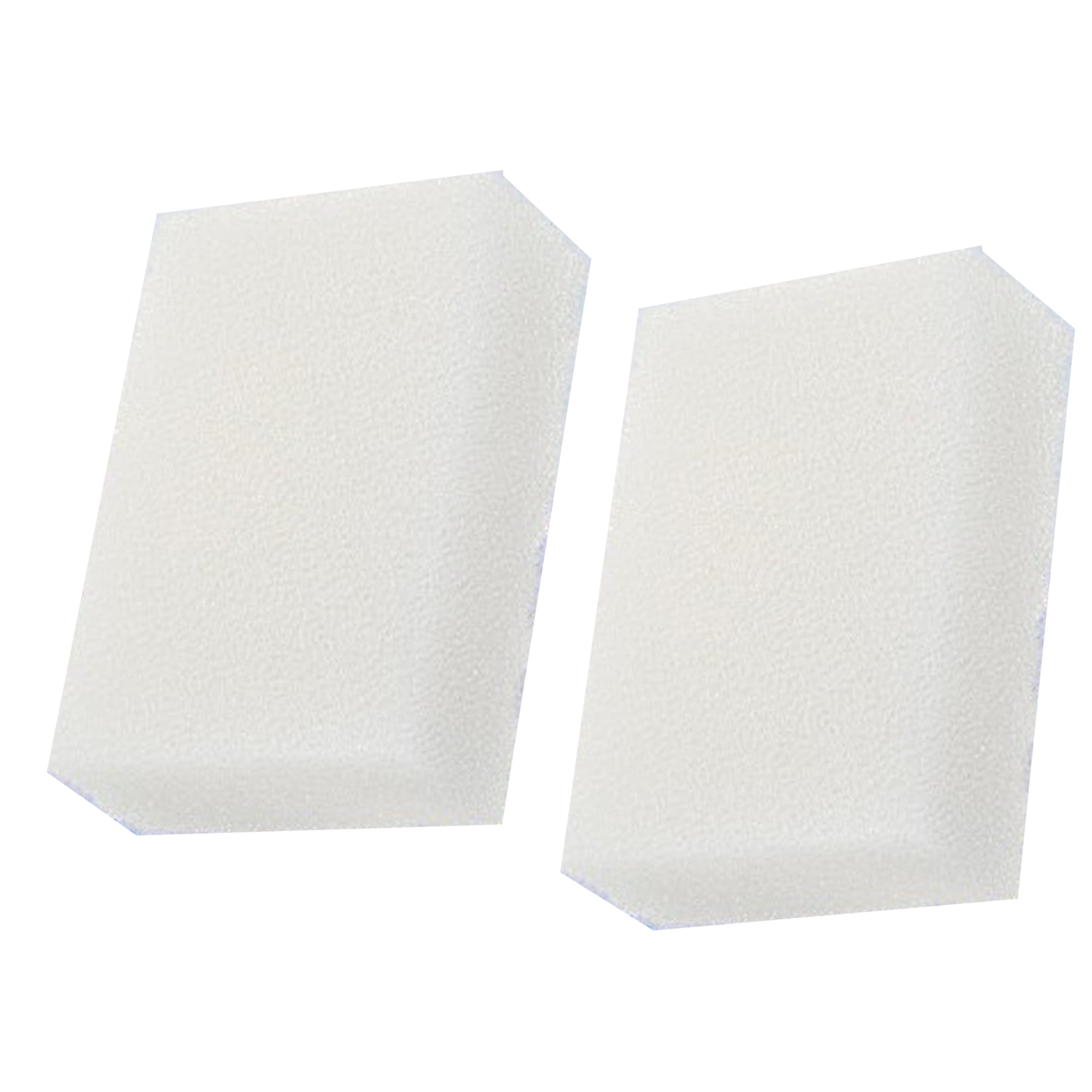 Qzbhct 10 Pcs Aquarium Bio Sponge White Foam Filter Pads for Aqua Clear 70 / 300 Filtration Systems