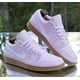 thumbnail image 3 of Ni - ke Ni - ke Air Jordan 1 Low Arctic Pink Gum Women’s Size 12 White Custom DC0774-601, 3 of 5