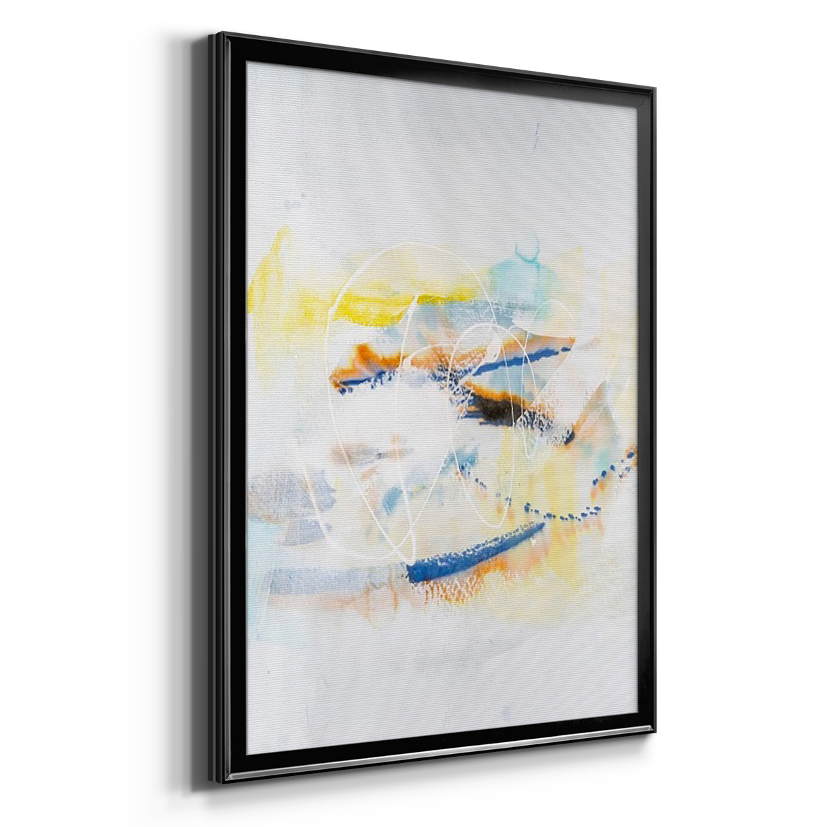 Spacial I Premium Framed Print, in Gold, Black, or Silver - Ready to Hang