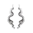 thumbnail image 2 of Hairline Edge Tattoos - Diy Fashion Baby Hair Tattoo Stickers Salon Hairstyling for Women, 1 Sheet of Hairline Tattoo Stickers, Easter, Wedding Makeup Organizers, 2 of 2