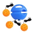 thumbnail image 3 of Entrenador de Pickleball y pelota de Pickleball con cordón portátil con mango Pickleball con 3 bolas naranjas, 3 of 8