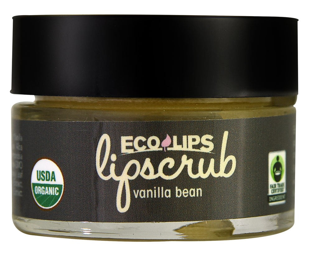 Eco Lips Lipscrub Balm, Vanilla Bean, 0.5 Oz