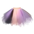 thumbnail image 2 of IROINNID Short Elastic Waist Skirt For Women Mesh Tulle Skirt Princess Skirt Dancing Skirt Print Skirt, 2 of 3