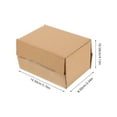 thumbnail image 2 of WORGEOUS 10-Pack Small Corrugated Cardboard Shipping Boxes for Mailing, Packing, Moving, Storage, and Packaging Needs, 2 of 8