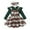 2-Green, variant on Baby Girl Christmas Clothes Plaid Outfits Long Sleeve Romper Overall Skirt Dress Cute Newborn Outfit Festive Wear五点描述: