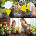 thumbnail image 4 of Fruit Fly Trap & Fungus Gnat Traps 40 Pack – Yellow Sticky for House Indoor Outdoor Plants, Non-Toxic and Odorless Insect Bug Catcher, 4 of 5