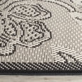 thumbnail image 3 of Safavieh Courtyard Helen Floral Indoor/Outdoor Runner Rug, Sand/Black, 2'3" x 6'7", 3 of 8