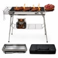 thumbnail image 1 of Asador De Carbon De Acero Inoxidable Portatil Y Plegable, 1 of 10
