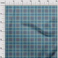 thumbnail image 2 of oneOone Georgette Viscose Fabric Madras Check Decor Fabric Printed BTY 42 Inch Wide, 2 of 4