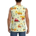 thumbnail image 4 of Balery Heavy Equipment Men's Sleeveless Muscle Shirts Workout Tank Top, Moisture Wicking, Odor Protection-Large, 4 of 8