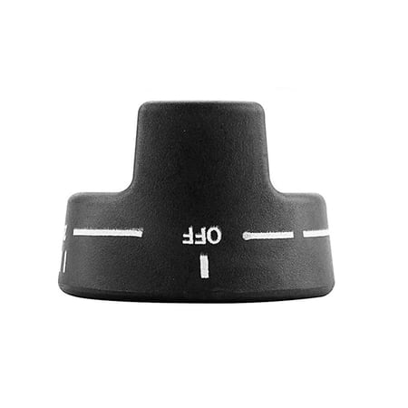APPLAYERR Viking Range Thermostat Knob Black Plastic Easy Operation Clear Marking Heat Resistant For Built In Oven Appliance