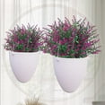 thumbnail image 3 of Sinhoon 12 Bundles Artificial Flowers Fake Lavender Flower UV Resistant Shrubs Plastic Plants for Outdoor Indoor Home Garden Porch Wedding Party Decor (Fuchsia), 3 of 16
