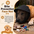 thumbnail image 2 of ARVOV Dog Face Cover, Dog Outdoor Protection Mask, Breathable Adjustable Mesh Head Guard for Small and Medium Dogs,Dog Safety Mesh Protector for Outdoor Hiking Camping, 2 of 7
