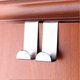 thumbnail image 1 of 2 Pcs Stainless Steel Over Cabinet Door Hook Kitchen Bathroom Hanger Coat Clothes Robe Hooks, 1 of 4