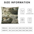 thumbnail image 5 of Chilfamy   Pillow Covers Vintage Two Bird's Nest Eggs Decorative Pillow Case&nbsp;Cobbled Road Cushion Covers Home/Couch/Bedroom/Livingroom/Kitchen/Car, 5 of 5