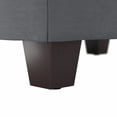 thumbnail image 4 of Bush Furniture Flare Storage Ottoman in Dark Gray Microsuede, 4 of 5