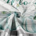 thumbnail image 4 of Autumn Decorations Pumpkin Thanksgiving Shower Curtain, Watercolor Fall Blue Teal Gray Pumpkin Maple Leaf on Buffalo Check Plaid Shower Curtain Sets, Rustic Farmhouse Wooden Shower Curtain, 69X70in, 4 of 6
