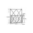 thumbnail image 2 of Hanging Magazine Rack Metal Magazine Rack, Newspaper Rack Newspaper Basket Wall Mounted Magazine Rack With 2 Hookse, 2 of 5