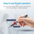 thumbnail image 2 of Topumt 8GB Digital Voice Recorder, Voice Activated Recorder for Lectures Meetings Classes, Mini Audio Recording Device Audio Recorder Portable USB, 2 of 6