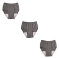 thumbnail image 4 of braveheart Breathable and Reliable Reusable Mens Underwear for Incontinence Washable Briefs Pant 100CC Dark Grey L 3Set, 4 of 5