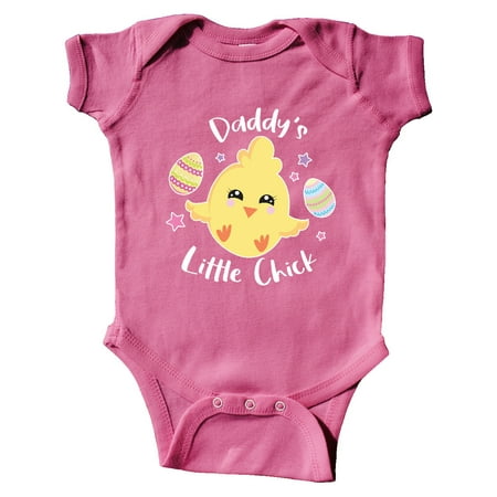 

Inktastic Happy Easter Daddy s Little Chick Gift Baby Girl Bodysuit