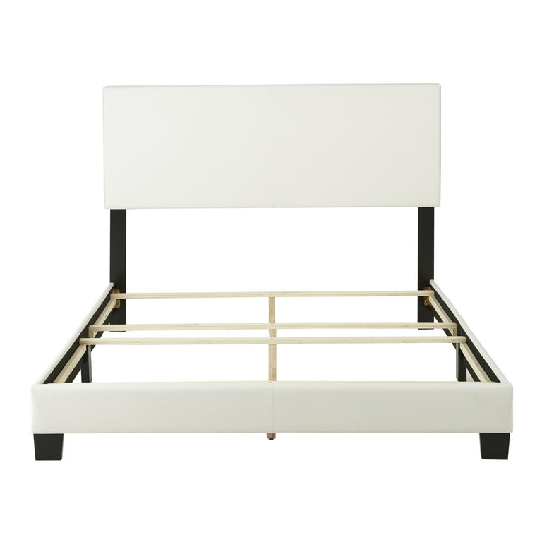 Boyd Sleep Florence White Faux Leather Twin Size Fully Boyd Sleep Florence White Faux Leather Twin Size Fully