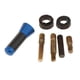 thumbnail image 5 of Mástil de de tornillo de aleación de aluminio negro de fibra rechoncha de radio de carbono 1.4 pulgadas Azul kusrkot Mástil de antena corta para radio de automóvil, 5 of 5