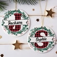 thumbnail image 1 of Adorno navideño personalizado con nombre personalizado, regalo de recuerdo para bebé, accesorios de fotografía para bebé, adorno navideño, 1 of 5