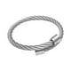 thumbnail image 2 of Pulsera de acero de aleación de titanio Xihbxyly Abierta para Hombres y Mujeres, 2 of 7