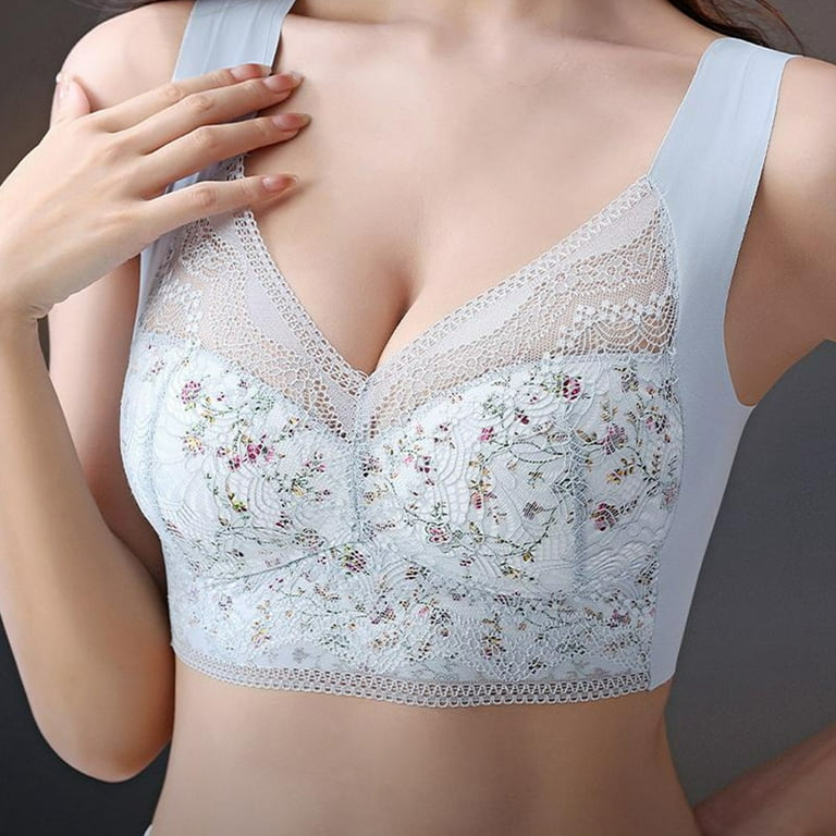 Mrat Clearance Seamless Bras for Women Sports Beauty Back Daisy Bras No  Underwire Full Support Strapless Bandeau Bra Large Chest Show Small Thin  Bra