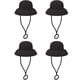 thumbnail image 1 of Cubre Sombreros de Paja de 10 Mm (4 Unidades) | Adornos Divertidos y Adorables para Vasos de 30-40 Mm | Material Reutilizable de Grado Alimenticio | Regalo de San Valentín para Niños y Niñas | Acceso, 1 of 1