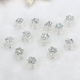 thumbnail image 4 of Spiral Hair Clips for Women with Durable Alloy and Rhinestone Silver Color 1.4cm Diameter 0.75cm, 4 of 8