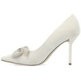 thumbnail image 3 of Journee Womens Marcie Mid Heel Pointed Toe Pumps, 3 of 9