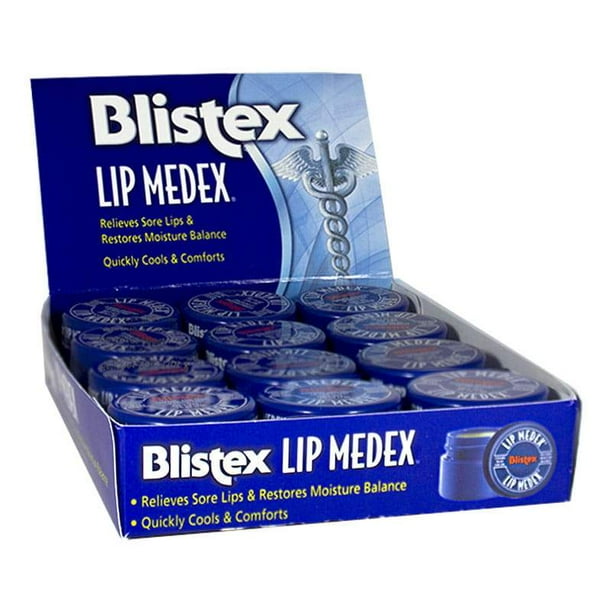 Blistex Lip Medex Mini Jars of 12 (0.25oz) 1 Pack