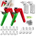 thumbnail image 2 of 2 Pack Drawer Front Installation Clamps, Cabinet Clamps for Installing Cabinets, Adjustable Drawer Fixing Clamp, 2 of 5