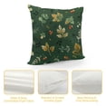 thumbnail image 4 of COMIO  Pillowcase Green Botanical Floral Leaves Print Decorative Bed Pillow Cover with Envelope Closure Hotel Quality Soft Breathable, 4 of 5
