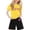 Yellow, variant on Awesome Hawaiian Pink Hibiscus Flowers T-Shirt for Boys and Girls – Round Neck Short Sleeve Kids' Printed Tee
