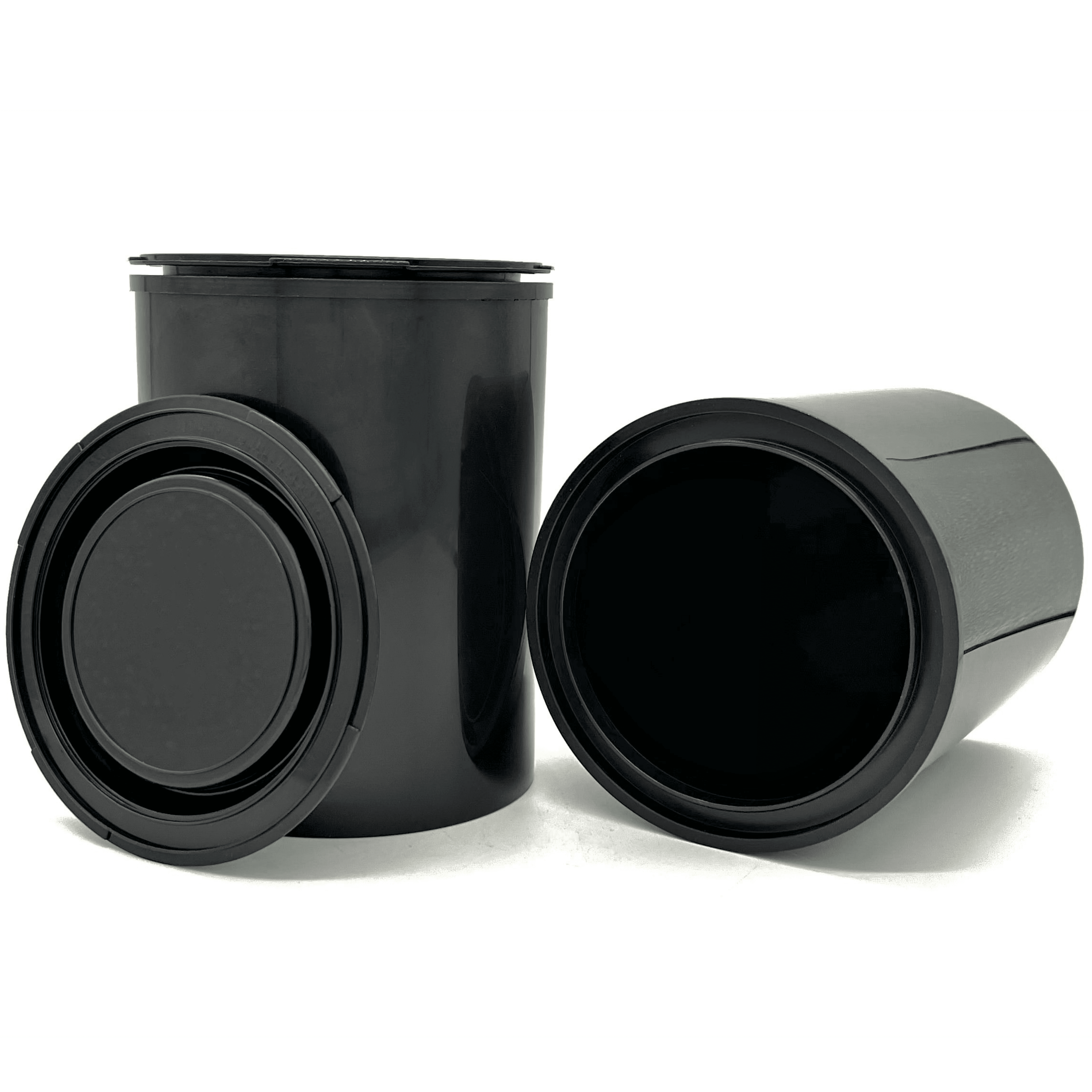 BLYSK Black Quart Size Plastic Paint Cans with lids, Paint, Arts and