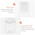 thumbnail image 2 of OULII 30 Pcs Bouteilles en Plastique Réactif Carrées Transparentes pour Laboratoire Hauteur 1.77 Pouces, 2 of 7