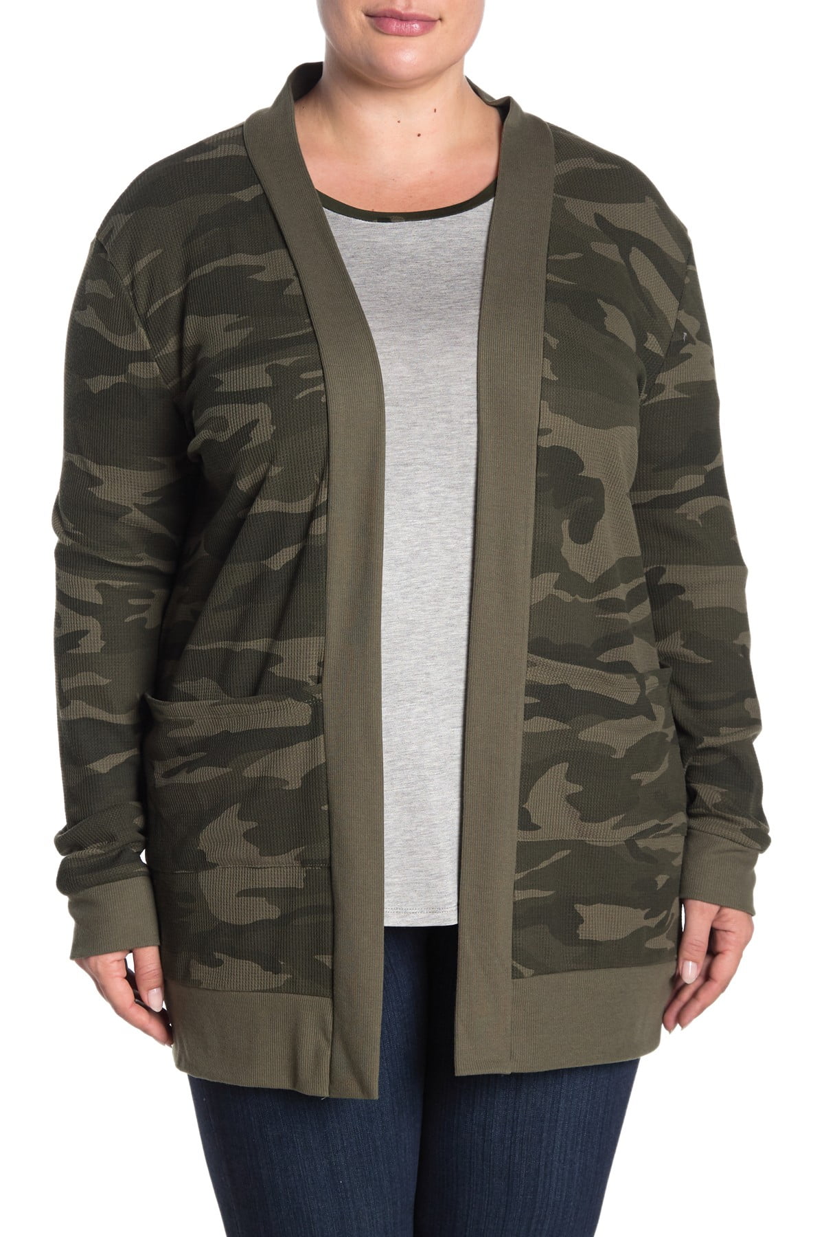 camo cardigan walmart