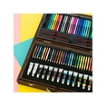 thumbnail image 2 of Art 101 Deluxe Multifunctional Art Set / Kit with 215 Pieces in Wood Case for Children to Adults, 2 of 2