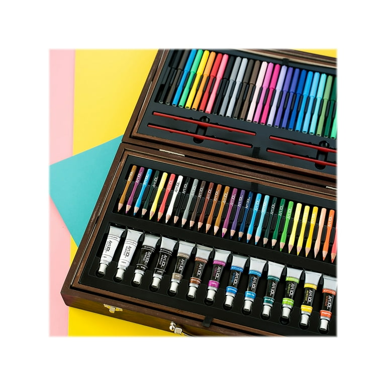 Art 101 Deluxe Creativity Art Set with 215 Pieces - Complete