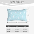 thumbnail image 4 of Sikiie Cute Bunny Print Plush Pillow Cover, Wrinkle-proof and Stain-resistant Pillow Protector without Pillow Core, Home Decoration-20"x30", 4 of 6