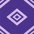 thumbnail image 1 of Ahgly Company Machine Washable Indoor Square Transitional Purple Area Rugs, 6' Square, 1 of 7