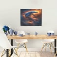 thumbnail image 5 of Naloa Cool Dolphin Print Canvas Bathroom Wall Art,Bathroom Wall Art Decoration, Canvas Poster Prints,Decorative Paintings for Living Room, Bathroom, Kids Room, 5 of 6