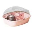 thumbnail image 2 of Jaula para hámster Habitat, jaula portátil transparente y transpirable para animales pequeños para azúcar rosa, 2 of 8