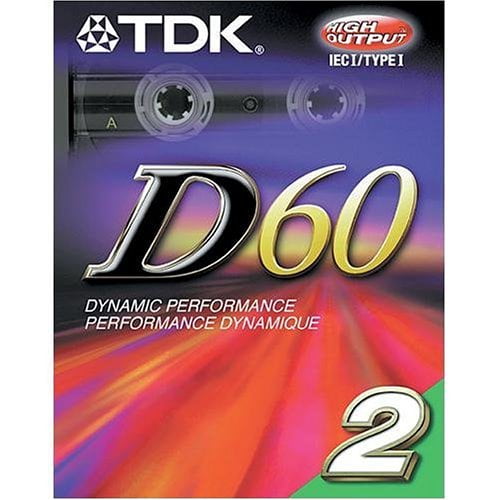 TDK D90 Blank Audio Cassette IEC I/Type I High Output 