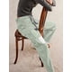 thumbnail image 5 of Jeans para Mujer Y2k con Rayas, Cordón Ajustable, Cintura Alta, Rectos, Pierna , Estilo Boyfriend, Pantalones Vaqueros Mom. Verde L, 5 of 9
