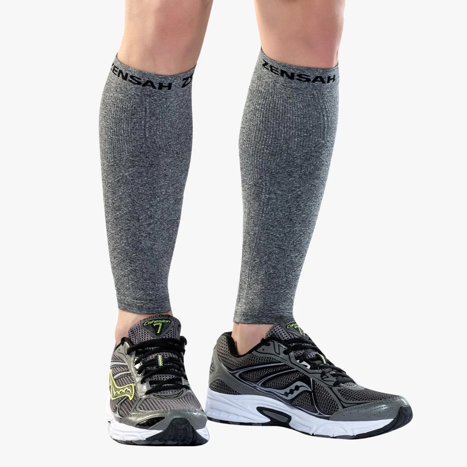 Zensah Running Leg Compression Sleeves - Shin Splint, Calf  Compression Sleeve Men And Women