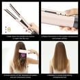 thumbnail image 3 of Air Straightener Flat Iron, IG INGLAM 2 in 1 Wet to Dry for Hair Styling, 200 Million Negative Ions, No Heat Damage for All Hair Types, Light Pink, 3 of 8